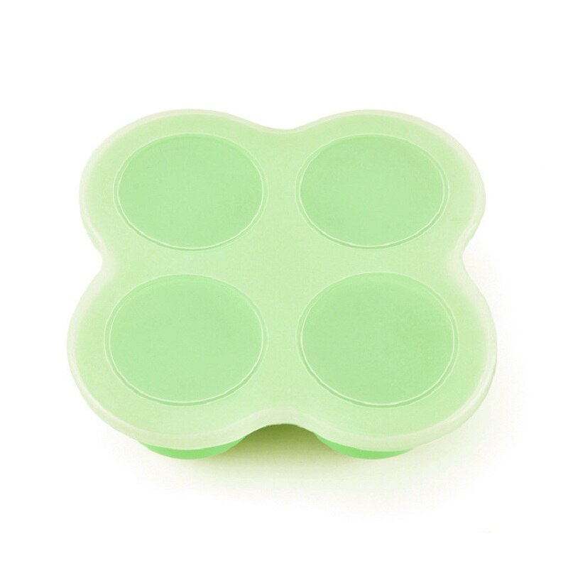 Baby Food Container Infant Fruit Breast Milk Storage Box Freezer Tray Crisper: Green-S