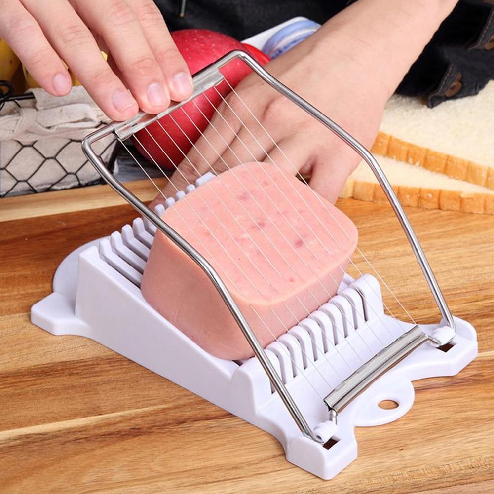 Manual Slicers Kitchen Tools Luncheon Meat Ham And Accessories Tool Slice Fruit Cutter Evenly Vegetable Dividing Manual Gad O7M4