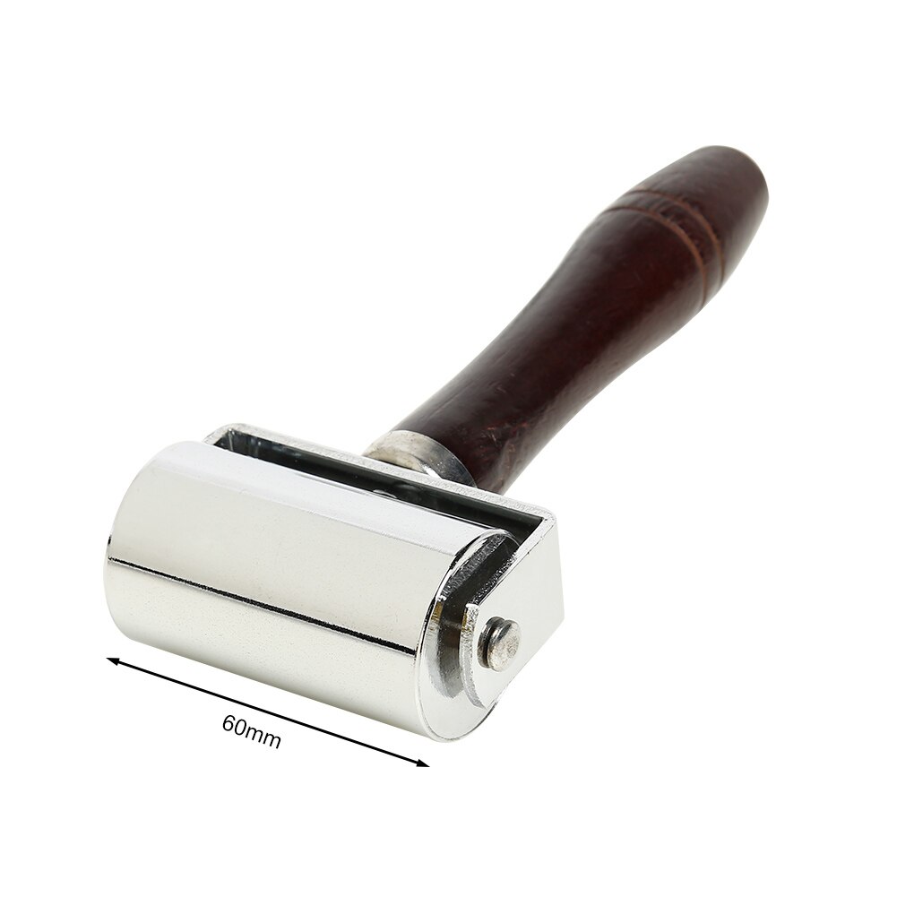 Lær lim kanter laminering rulle håndverk lær håndverk rulle gjør det selv håndlaget krølleverktøy 26/60/100mm lær rulle: 60mm