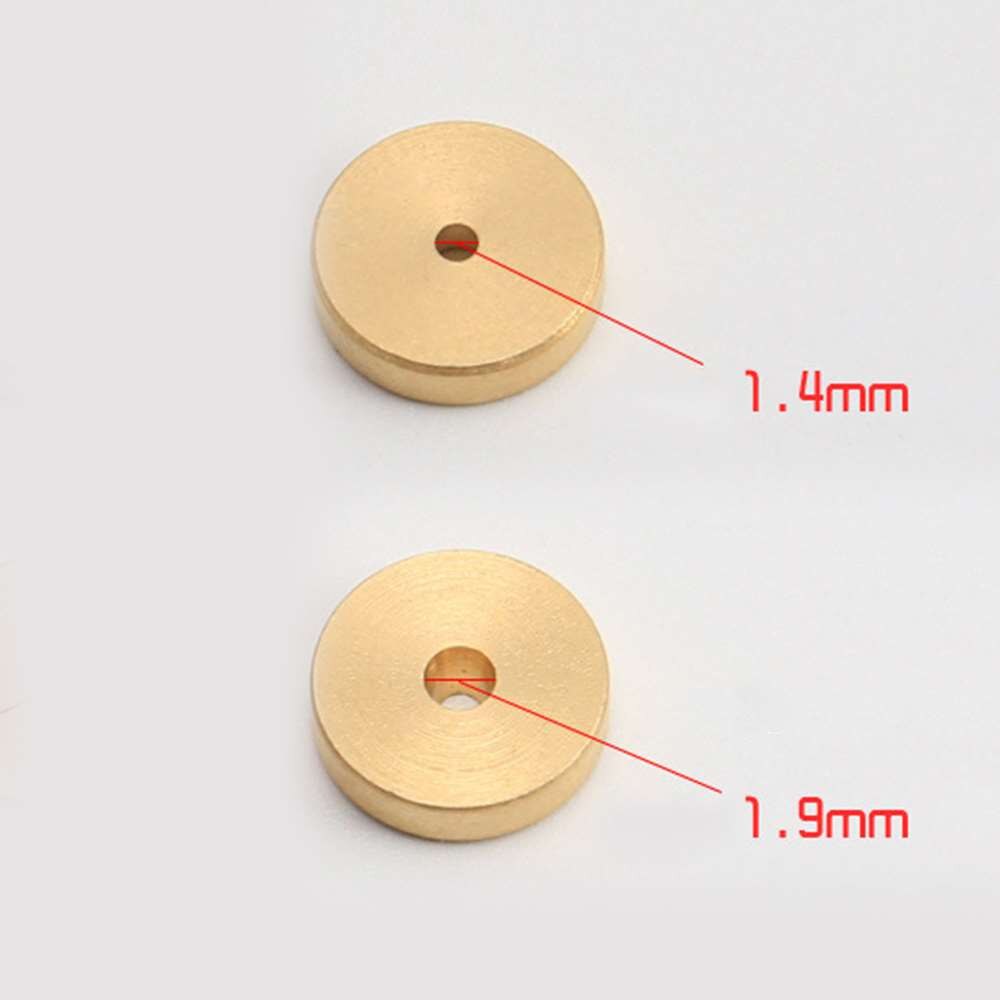 6 Sizes Leather Solid Brass Circle Gauge For Leather Crafts Accessories