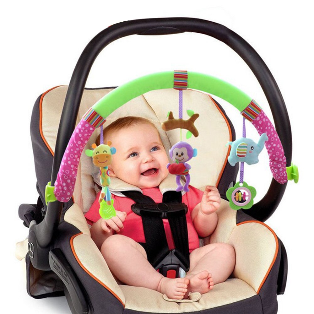 Pasgeboren Rammelaars Baby Leuke Speelgoed Baby Kinderwagen Auto Clip Draaibank Opknoping Seat & Wandelwagen Speelgoed Mobiele Educatief Speelgoed 0-12 Maanden