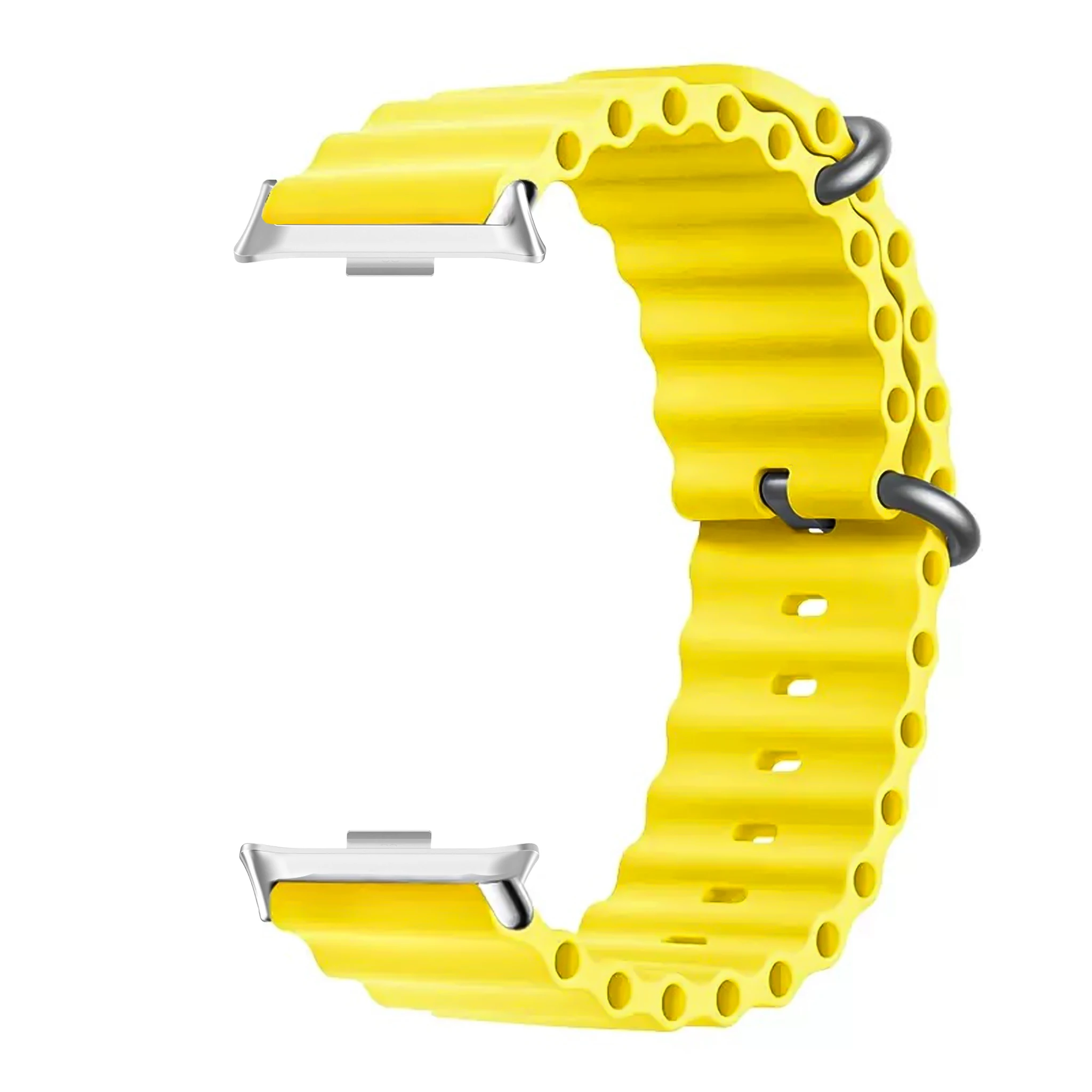 Ocean silikonrem til redmi watch 4 armbånd klokkerem armbånd til xiaomi band 8 pro erstatningsrem tilbehør correa: Xxl / Militærgrønn