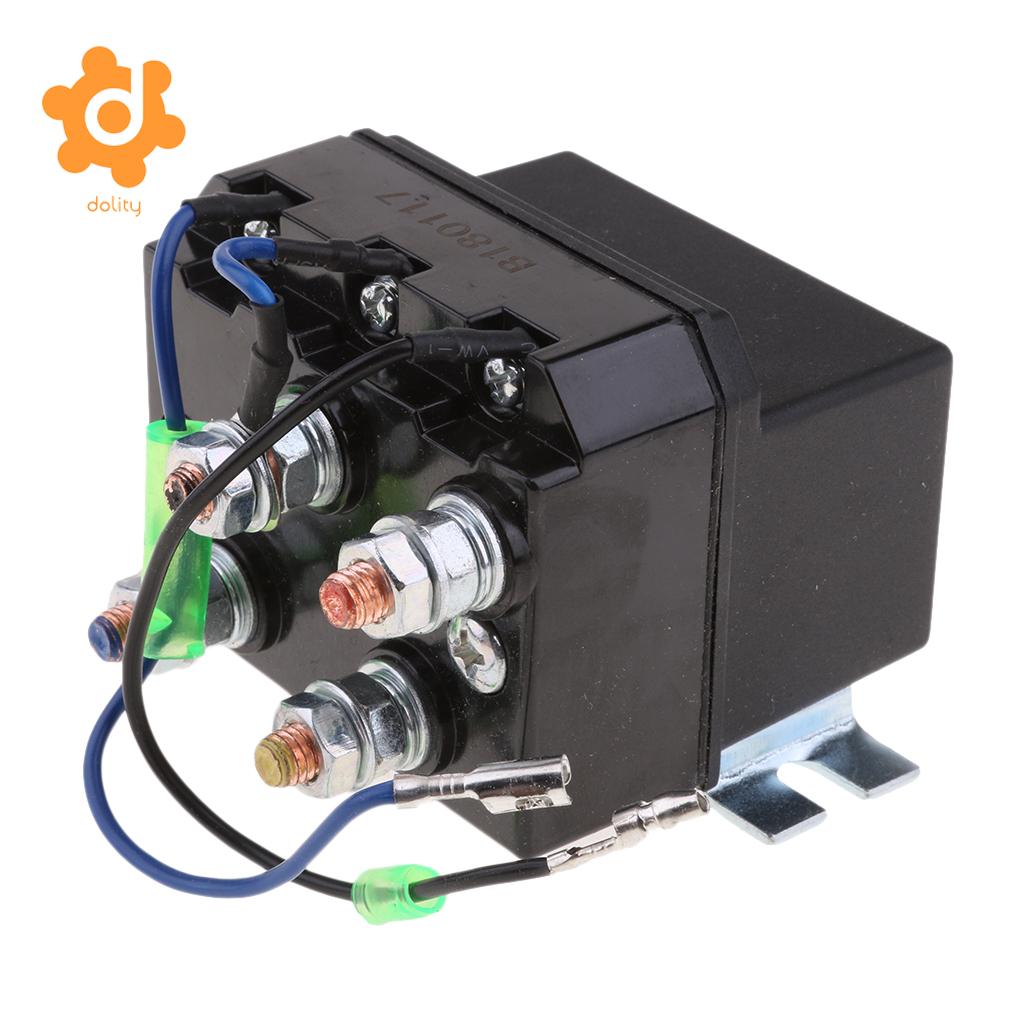 200 Amps DC Winch Motor Reversing Solenoid Relay Switch 12 Volt Contactor
