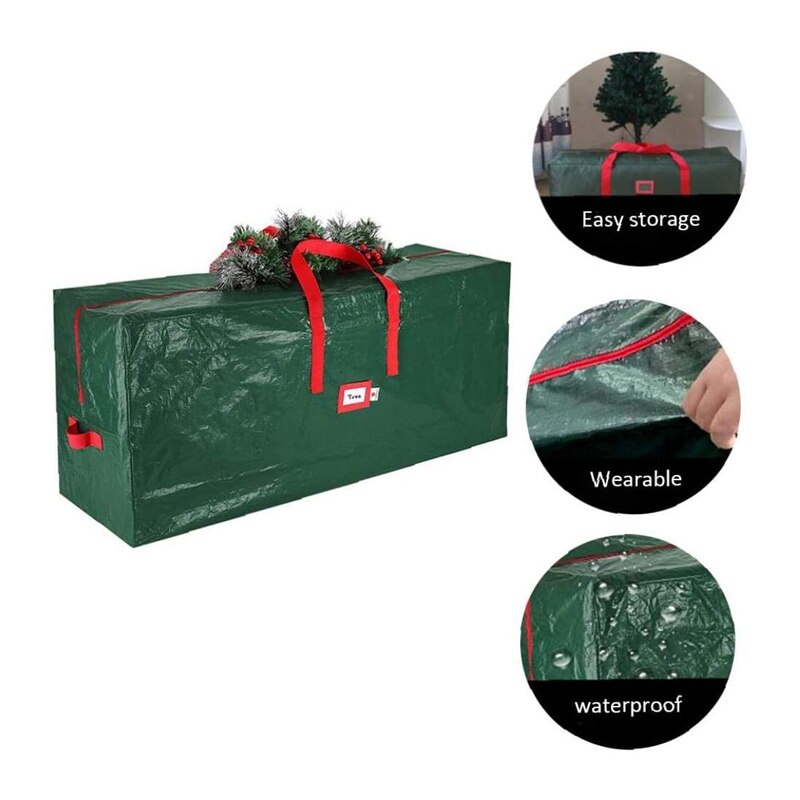 1 stk stor kapacitet opbevaringspose juletræ opbevaringspose havemøbler opbevaringspose puder sæde beskyttende betræk