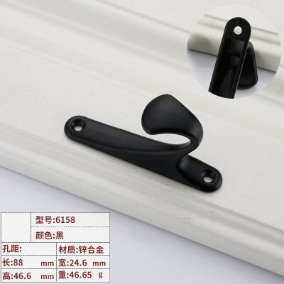 Zinklegering Slaapkamer Kleerhanger Muur Decoratieve Haak Sleutel Sjaal Handtas Opslag Hanger Badkamer Rack: 2