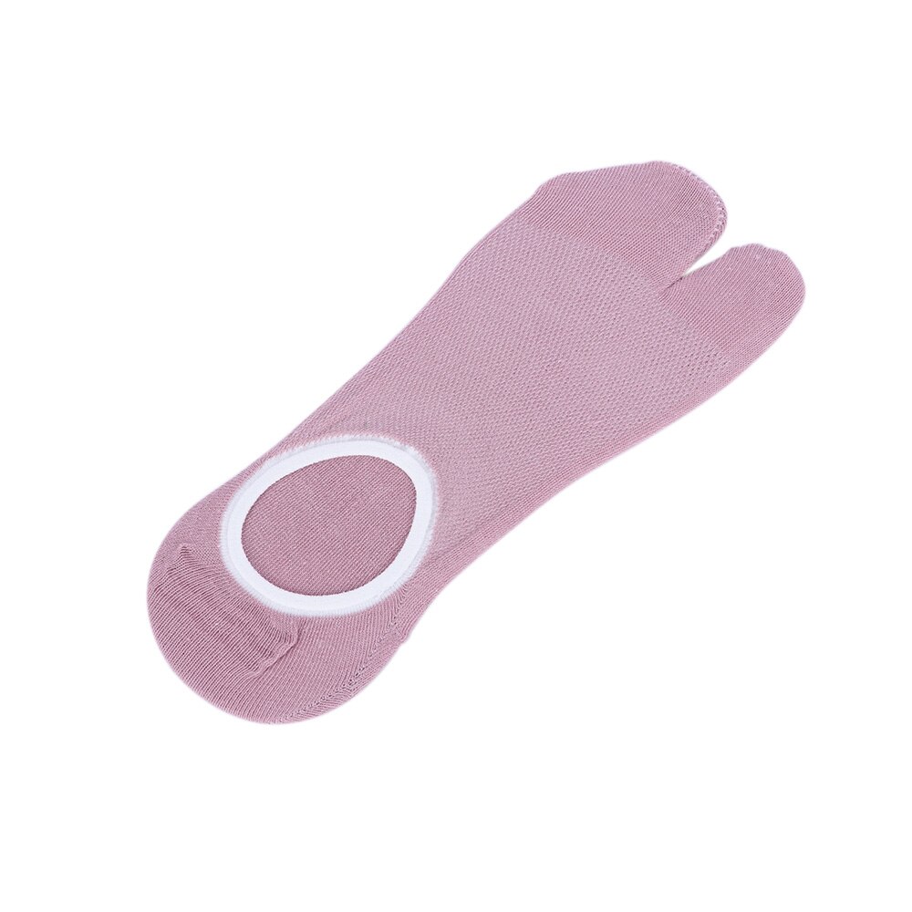 1 paar Lente Teen-splitting twee tenen Sokken Katoen Japanse Boot Sokken Vrouwen Print Twee Vinger Sokken Warmer grappige Sokken: pink