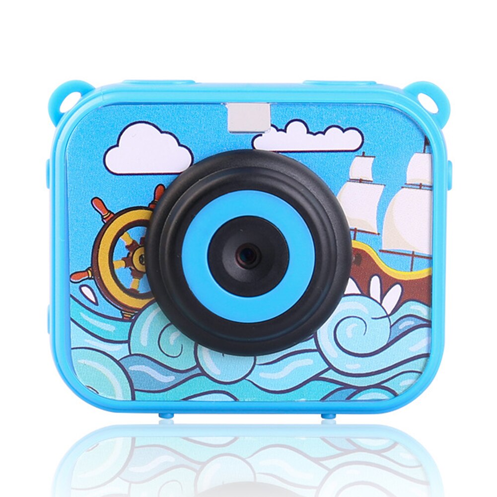 ABS HD 1080P Children Camera 2 Inch Screen Recoder Waterproof Anti Fall Mini Camcorder Digital USB Rechargeable Toys Video: Pink