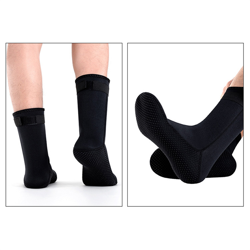 Neoprene Socks - Glued & Stitched Anti-Slip Wetsuit Swim Socks Diving Booties for Beach Water Sports Kids Youth Adult