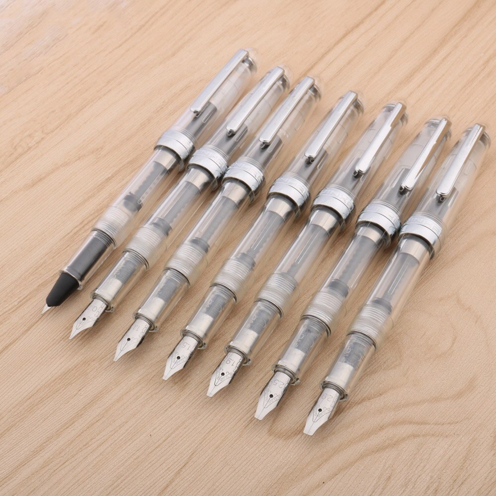 Koperplaat Kalligrafie Vulpen Plastic Transparant Gothic Parallel Aan Art Body Art Platte Tip Vinyl Arabische Business Kantoor