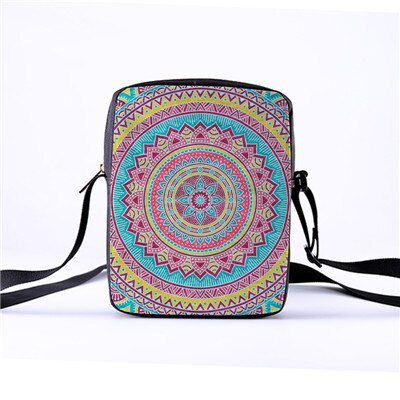 CROWDALE DIY Vrouwen Messenger Bags Bohemian stijl Schoudertas Kinderen Crossbody Tas voor Meisje reistas 23cm x 17cm x 5cm: 9