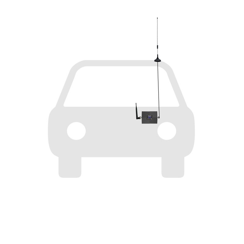 GOBOOST 3G Cellular Signal Booster for Car UMTS 2100 Mhz Repeater Band 1 Mobile Phone Amplifier Kit