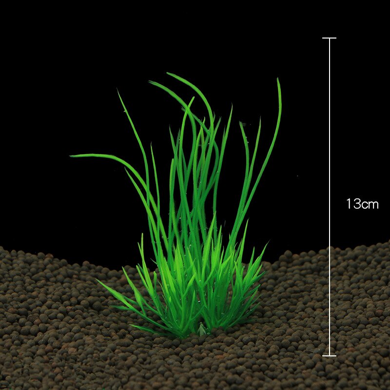 Fish Tank Plants Decoration Artificial Aquatic Plant Underwater Plants Water Grass for Aquarium Decor: white