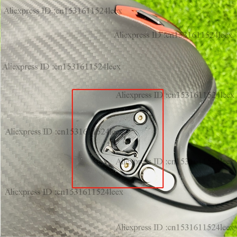 Pista GP R Motocross Racing Motorcycle Helmet Accessories A Pair of Pivot Kit Base Plate with Four Screws Helmet Accessories