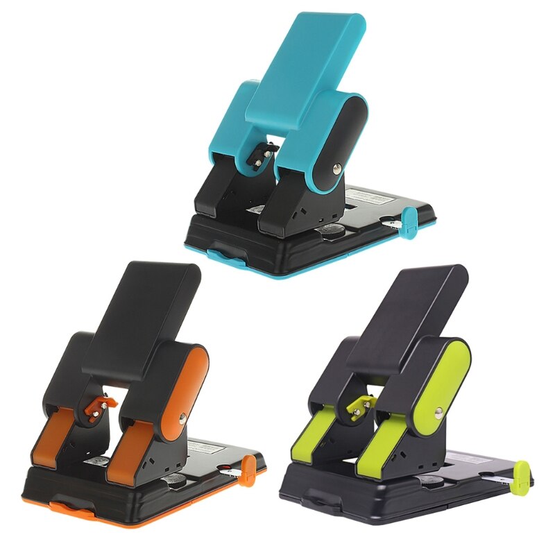 Heavy Duty Double Hole Puncher Paper Scrapbooking Document Punching Machine