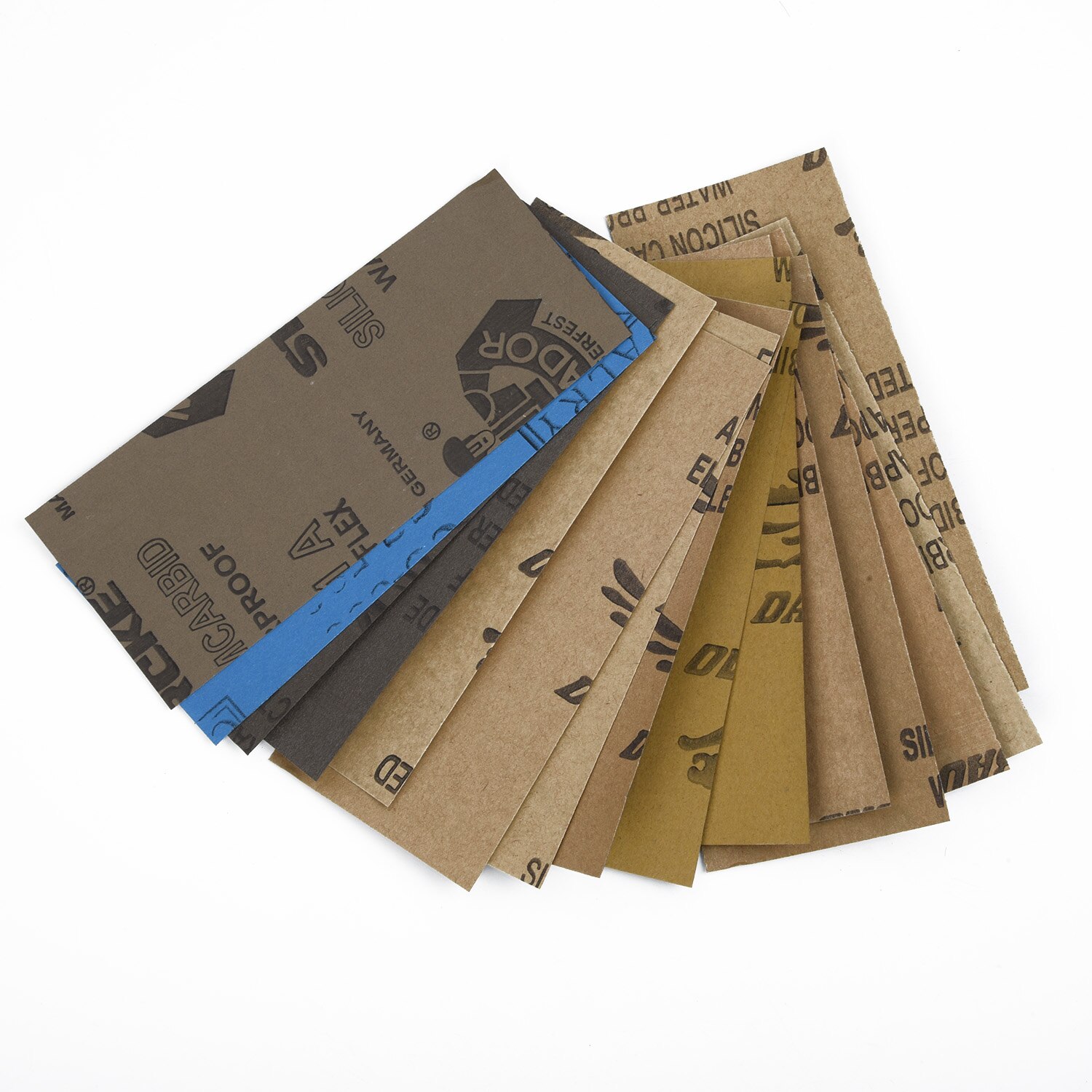 18pcs Wet Dry Sandpaper 150 To 7000 Grit Assortment Abrasive Paper Sheets For Sanding Wood Furniture Finishing 57x140mm