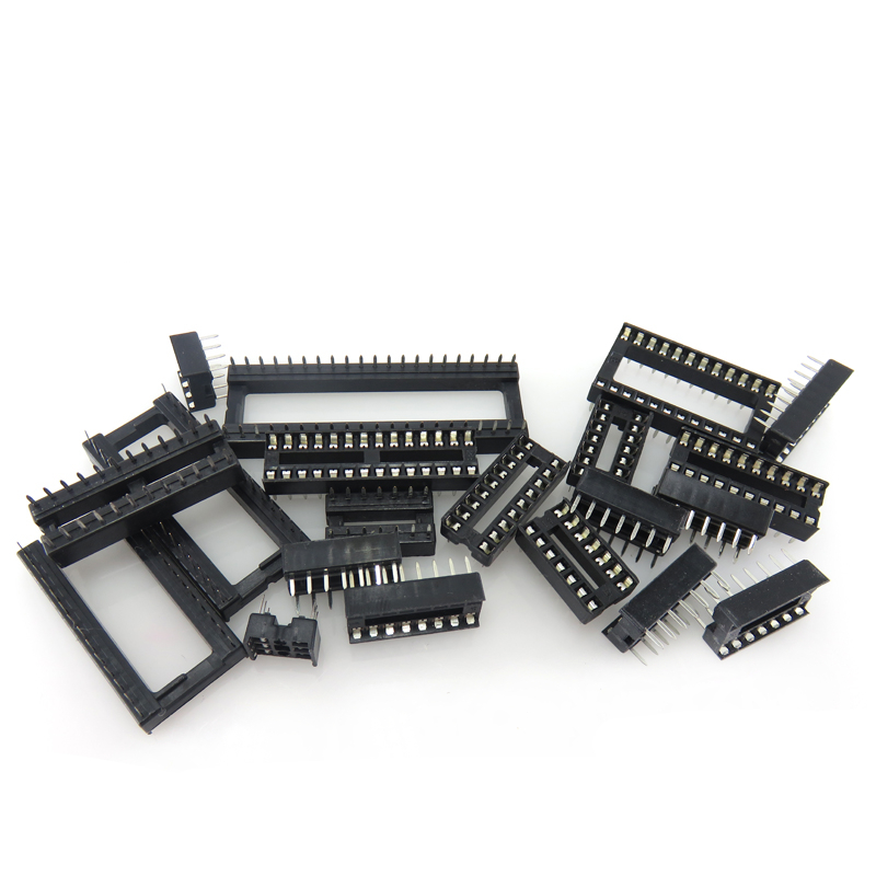 10PCS IC Sockel 6 8 14 16 18 20 24 28 32 40 Pin Stecker DIP Buchse DIP6 DIP8 DIP14 DIP16 DIP18 DIP20 DIP24 DIP28 DIP40 Pins