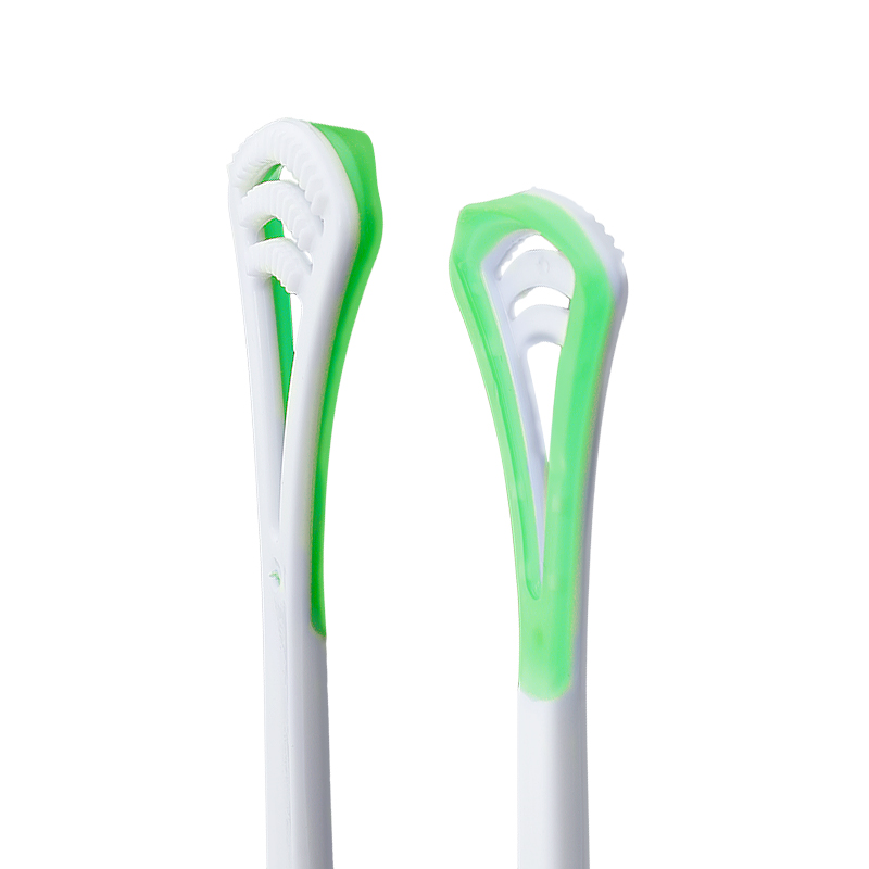 1 unids/pack de cepillo limpiador y rascador de lengua limpiador de lengua rascador de lengua para el Cuidado Oral higiene bucal mantener el aliento fresco