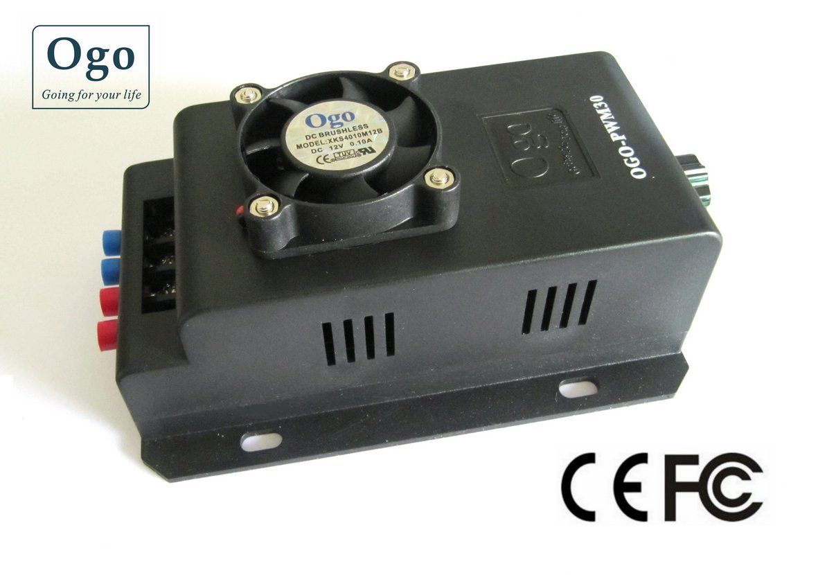 , 12/24V, 30A, HHO, PWM (OGO-PWM30), aprobación CE y FCC