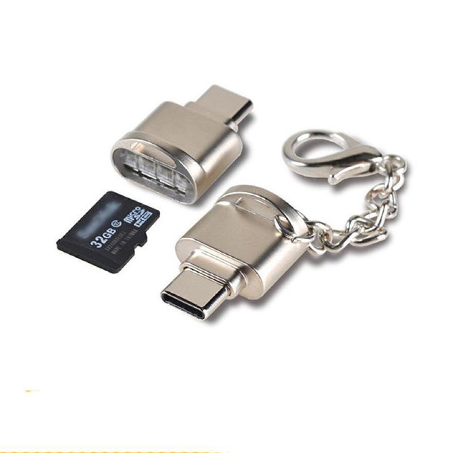 EC2 HIPERDEAL Mini Type C Micro SD TF Geheugenkaartlezer OTG Adapter USB 3.1 Draagbare Mar27
