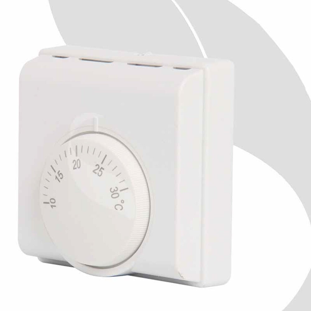 1pc elektrisk gulvvarme rumtermostat temperaturregulator switch varm regulator mekanisk manuel opvarmningstermostat