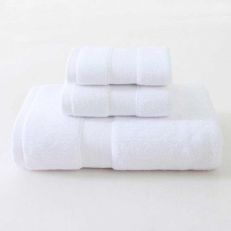 Streep Katoenen Handdoek Badhanddoek Van Drie Sets Effen Kleur Dikker Badkamer Handdoeken Set Grote Dikke Handdoeken Set Thuis Hotel: 01