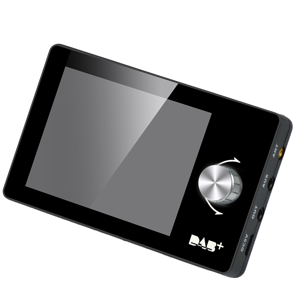 Mini DAB Radio Receiver 2.8"Colorful Display Bluetooth FM Transmitter DAB Tuner Support Call+AUX IN/OUT +U Disk/TF Card Play 64G