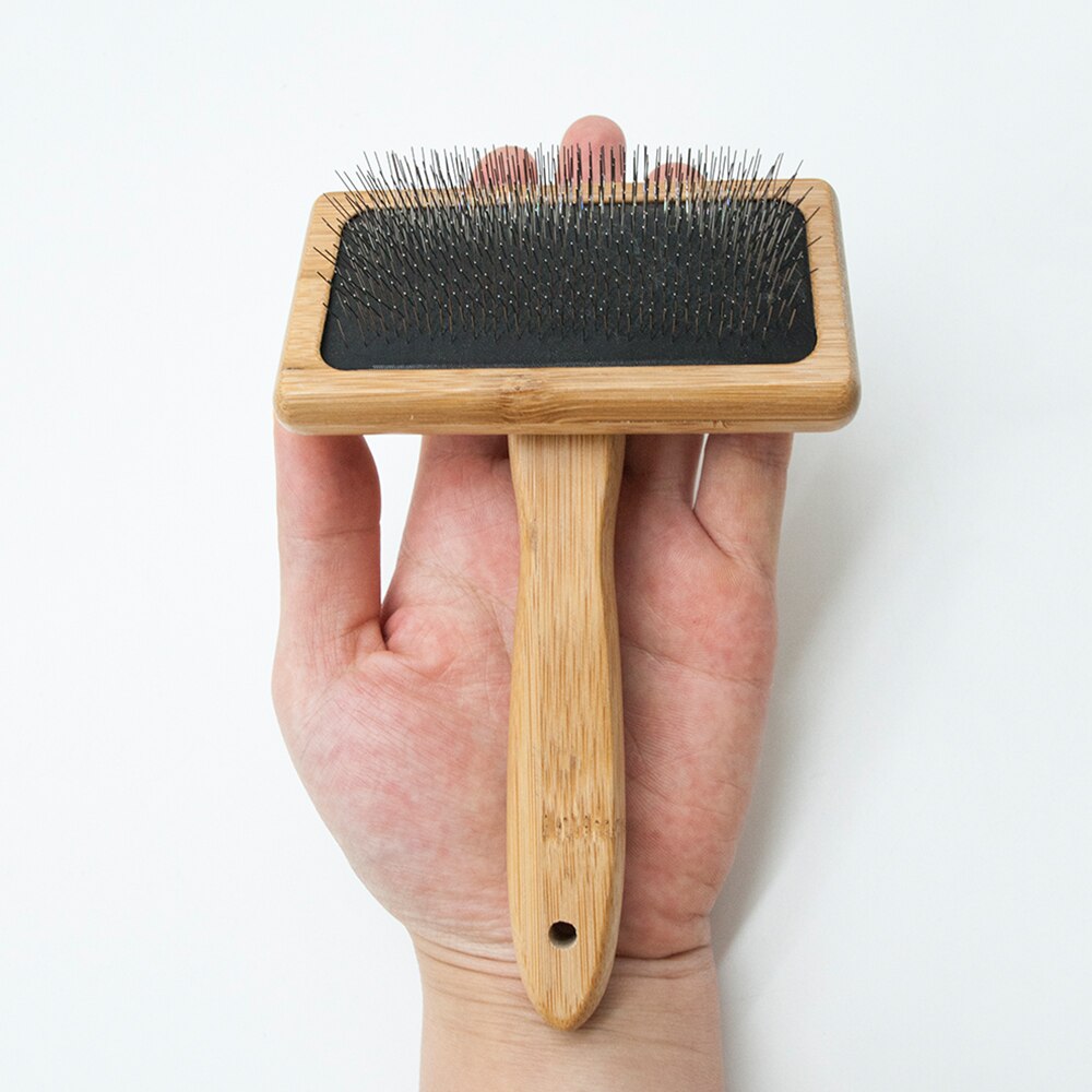 Tapijt Kwastje Borstel Macrame Tapijt Wandtapijt Weven Katoenen Touw Weven Kam Huisdier Dematting Diy Open Knoop Kaarden Kam Gereedschap