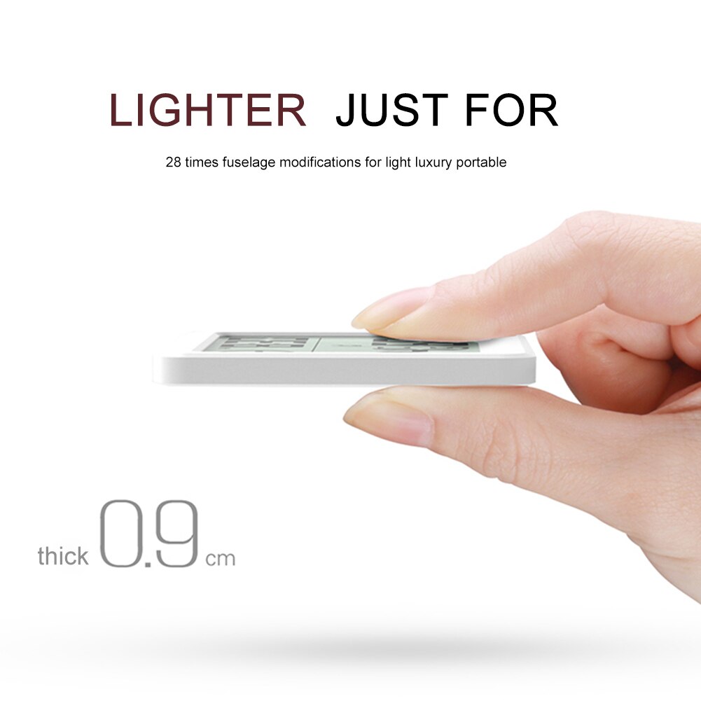 3.2inch LCD Screen Display Digital Thermometer Ultra Thin Hygrometer Automatic Electronic Humidity Monitor Alarm Clock