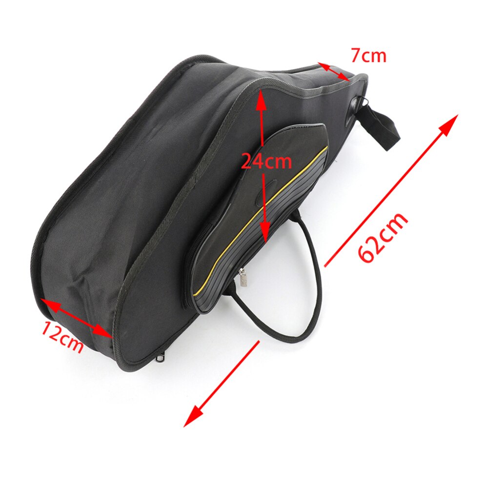 Professionele Altsax Waterbestendig Saxofoon Gig Bag Oxford Doek Rugzak Verstelbare Schouderbanden Pocket Katoen Gewatteerde