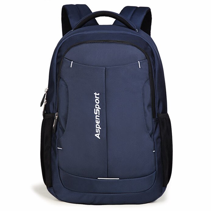 AspenSport Brand Cool Urban Backpack Men Women Light Slim Minimalist Women Backpack 14"- 17" Laptop Pack: NAVY