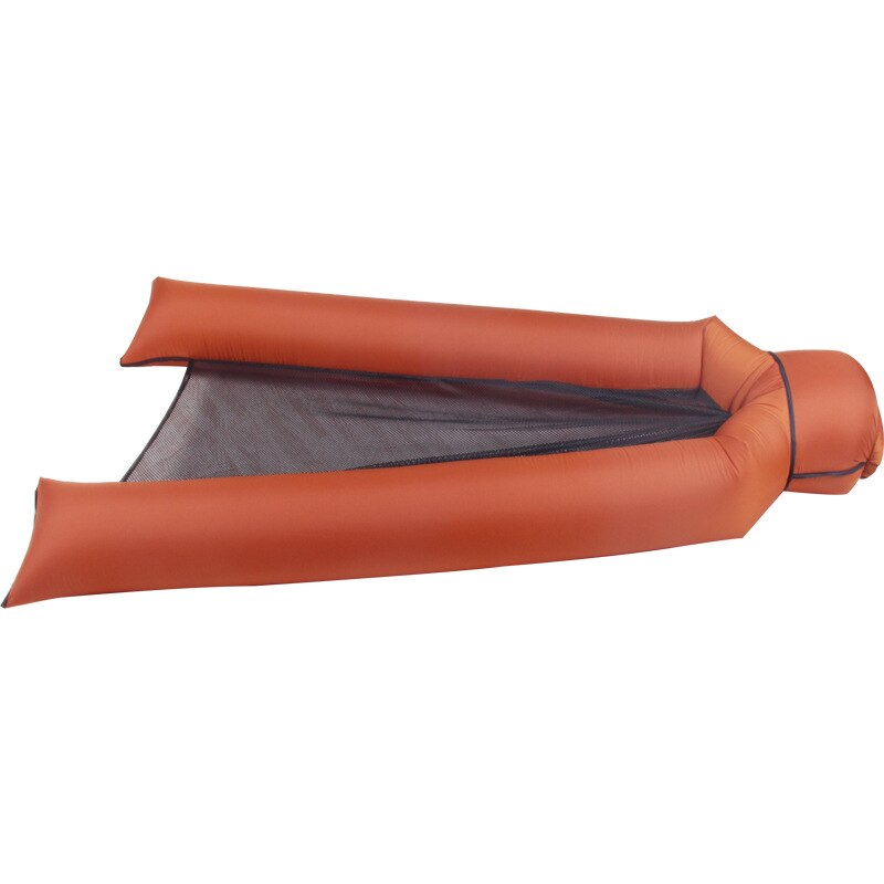 Summer Water Foldable Lazy Inflatable Sofa Floating Bed Row Pool Lounge Float Floatys for Pools Floating Water Pad Mat: Orange