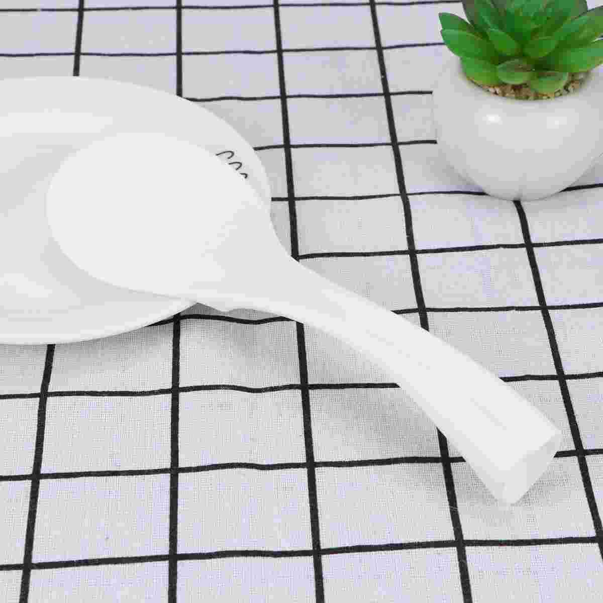 1PC Ladle Spoon Non Stick Plastic Rice Spoon Paddle for Picnic Mom Party: Default Title
