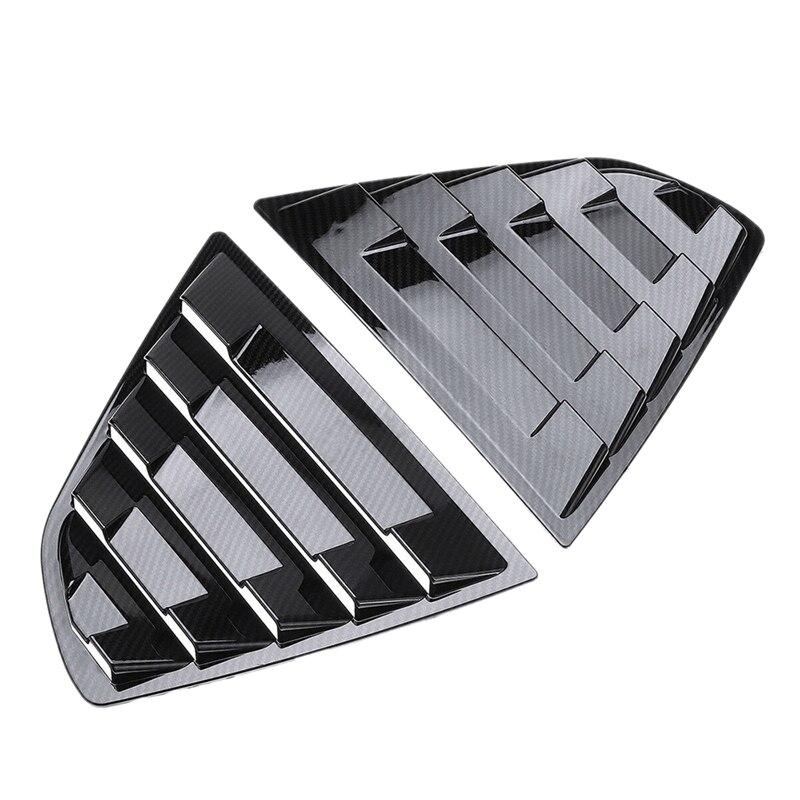 2 Stuk Achter Kwart Panel Raamstickers Cover Louvre Raam Ruit voor T-o-y-o -t-een Camry