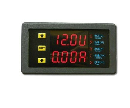 digital multimeterDC current voltage Dual display table capacity table 90A 20V solar cell test