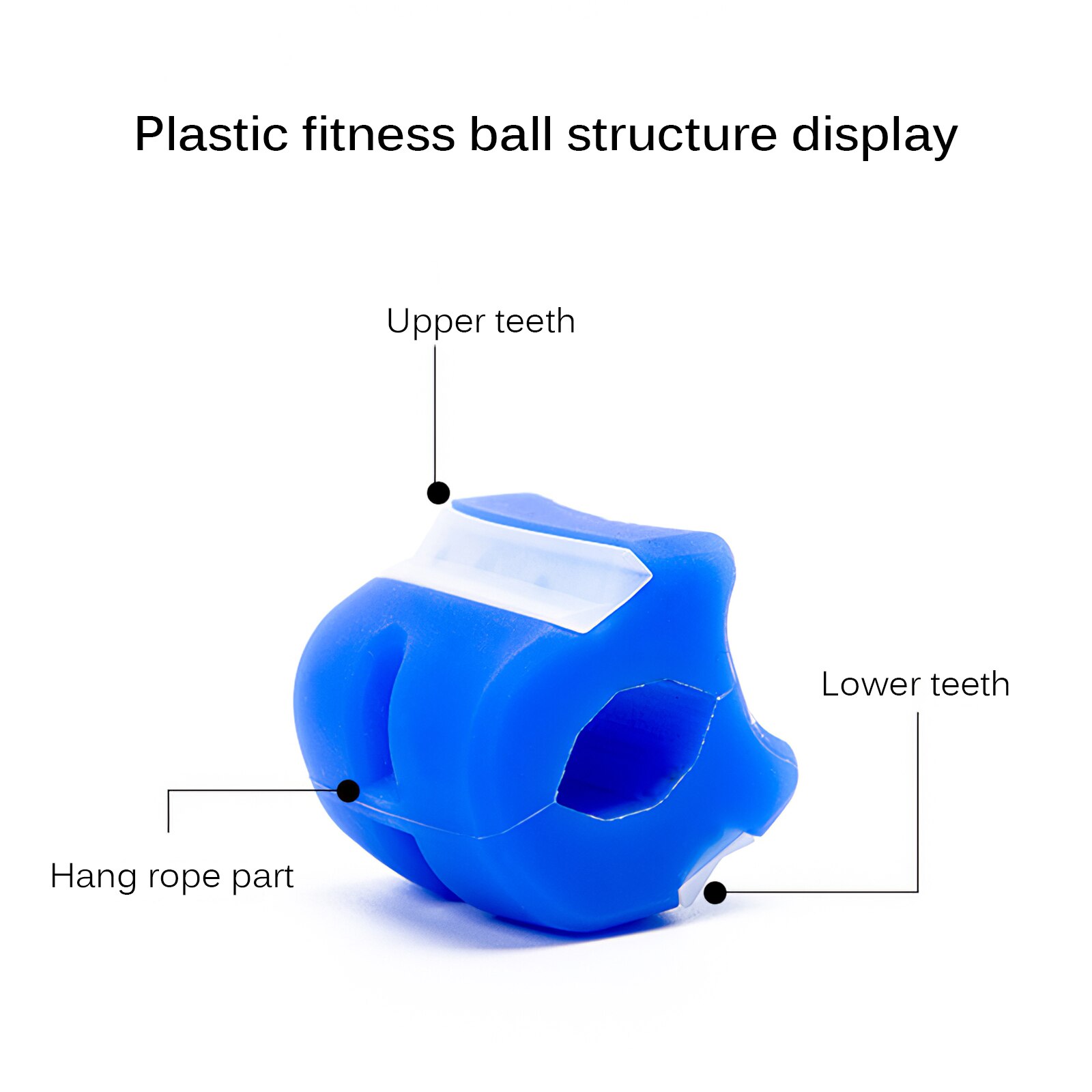 Facial Exercise Ball Jaw Exercise Double Chin Reducer Silicone Face Trainer Jawline Exercise Ball Jaw Strengthener