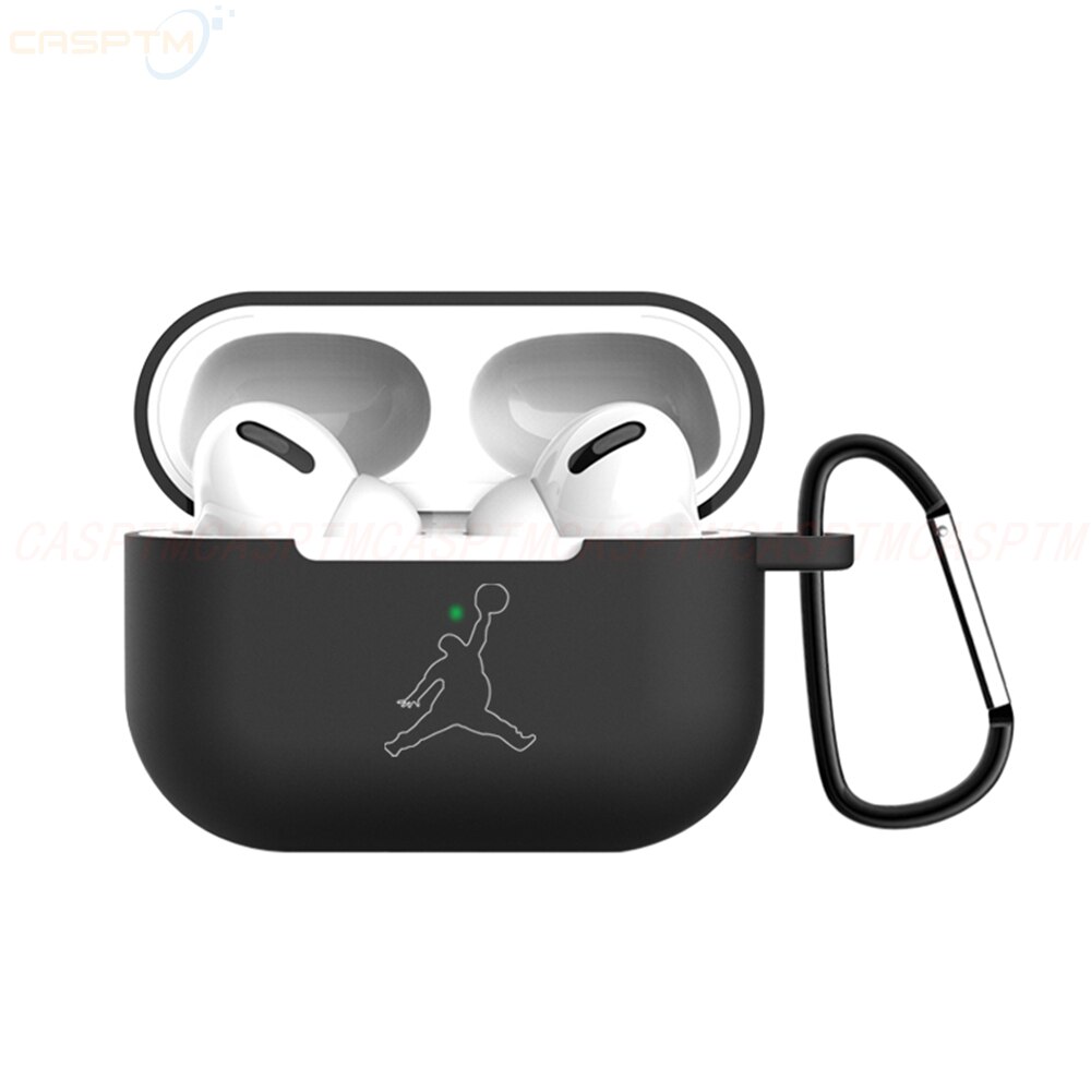 Capa de silicone para estojo de fones airpods pro, capa tpu macia para estojos de fones de ouvido airpods pro padrão nova york e paris, capa preta para apple air pods pro 3 saco anti-queda: 06 With Hook