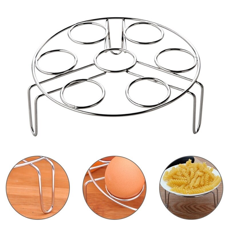 Egg Steamer Rack Kitchen Cooking Steaming Rack Stand/Egg Stainless Steel Cook Steamer Draining Rack