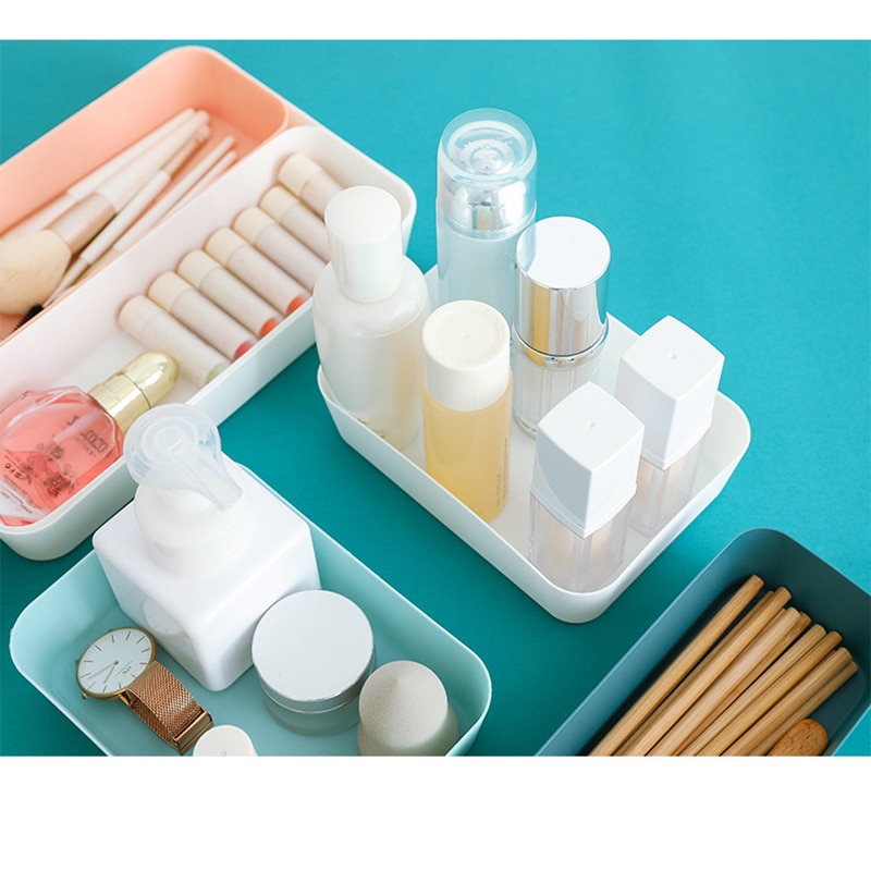 Drawer Box Cutlery Utensils Tray Storage Organizer Makeup Boxes Cosmetics Kitchen Organizers Drawer Divider Storage Cabinet