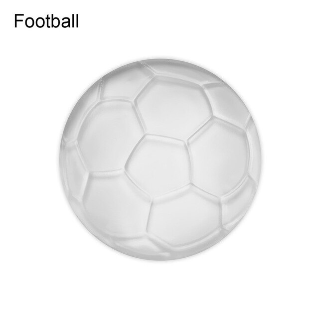 1pc PU Waterable Transparent Door Handle Bumpers Safety Shock Absorber Door Stoppers Wall Protection Security: Football