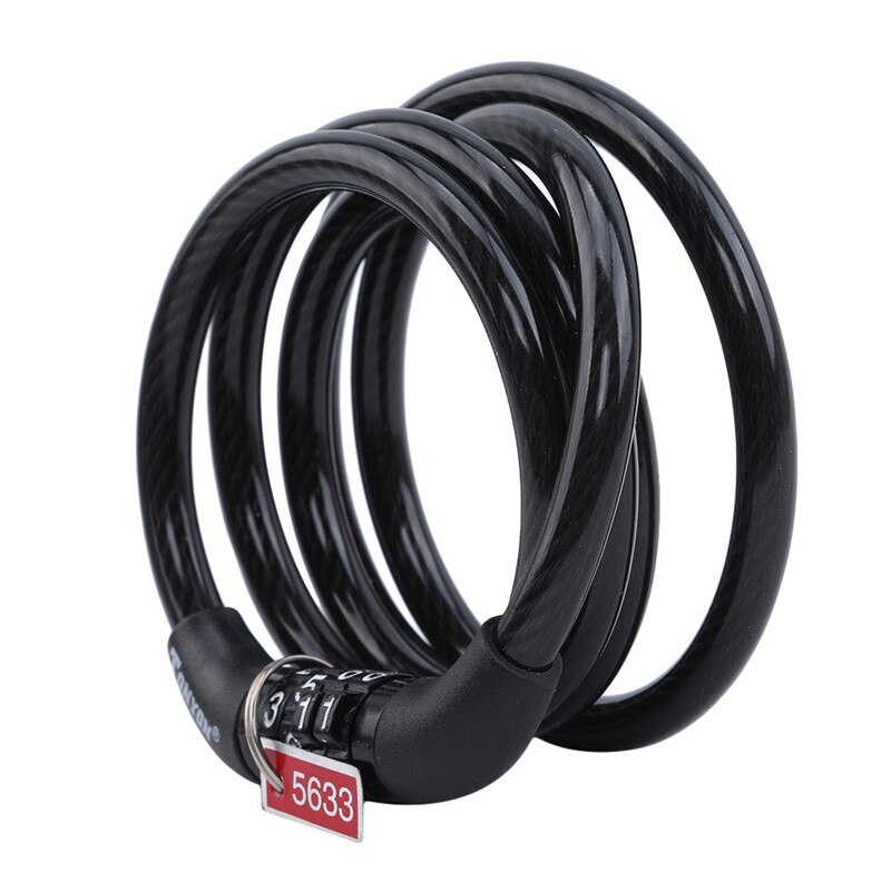 Lock Security Code Lock Multifunctional Bicycle Lock Anti-Theft Security Code Combination Lock Strengthen Steel Bike Cable
