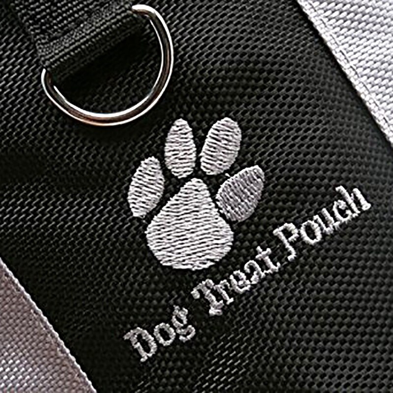 Puppy Dog Treat Pouch for Training Dog Reward Pouch Snack Bag Bait Bag Dog Treat Carrier Holder Waist Clip Drawstring Closure, F