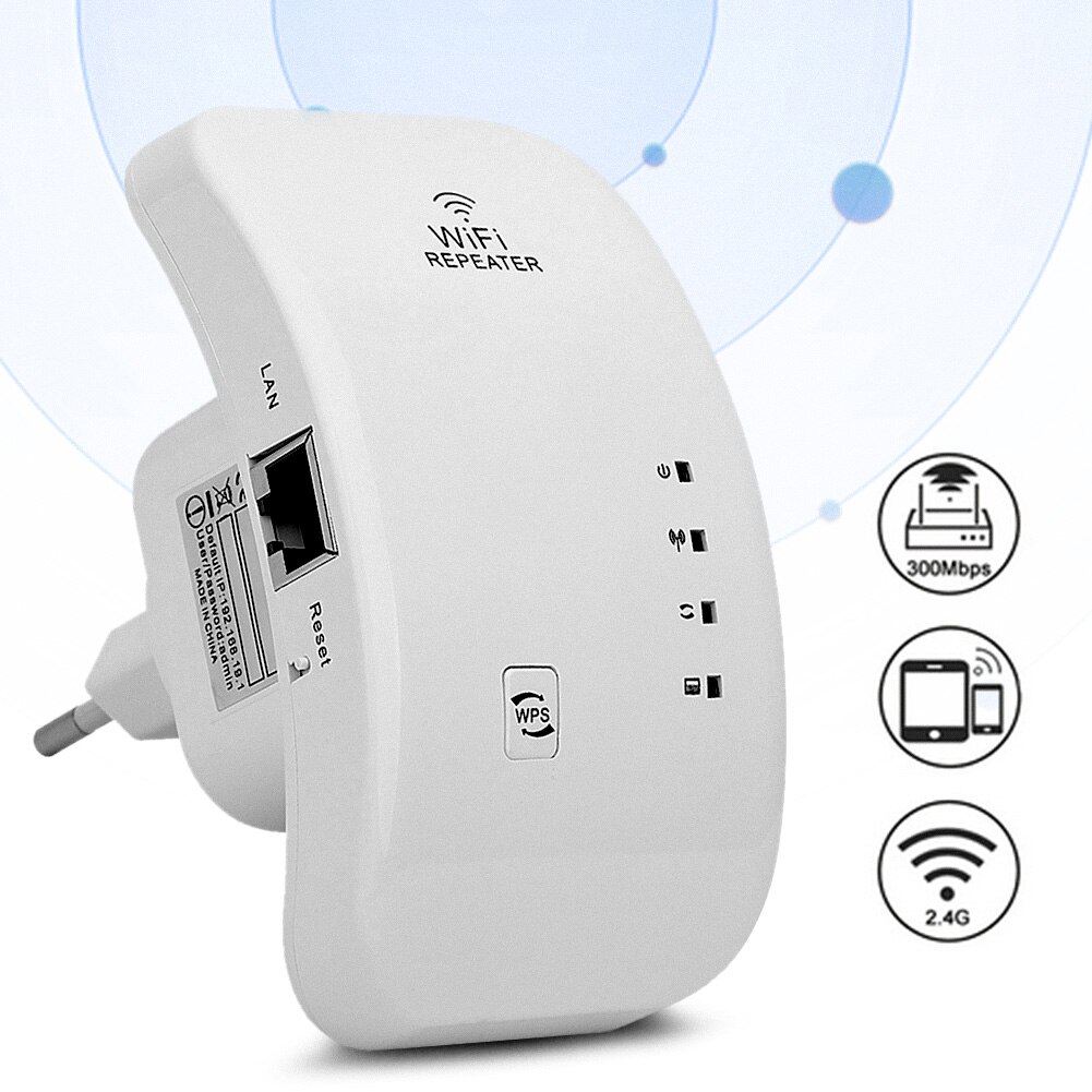 300Mbps Long Range Accessories With RJ45 Cable Home Office Signal Amplifier Network Extender Access Point Booster Wireless