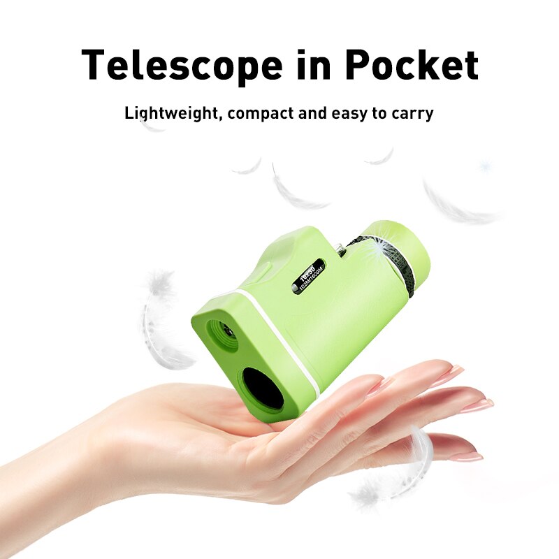 Multifunctional Spotting Telescope Portable Pocket Telescope Outdoor Children's Telescope Wild Adventure Compasses For Hiking