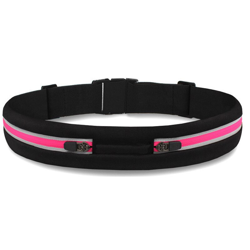 Sport Tasche Laufen Taille Tasche Tasche Joggen Tragbare Wasserdicht Radfahren miserabel Tasche draussen Telefon Anti-diebstahl Pack Gürtel Taschen: rot