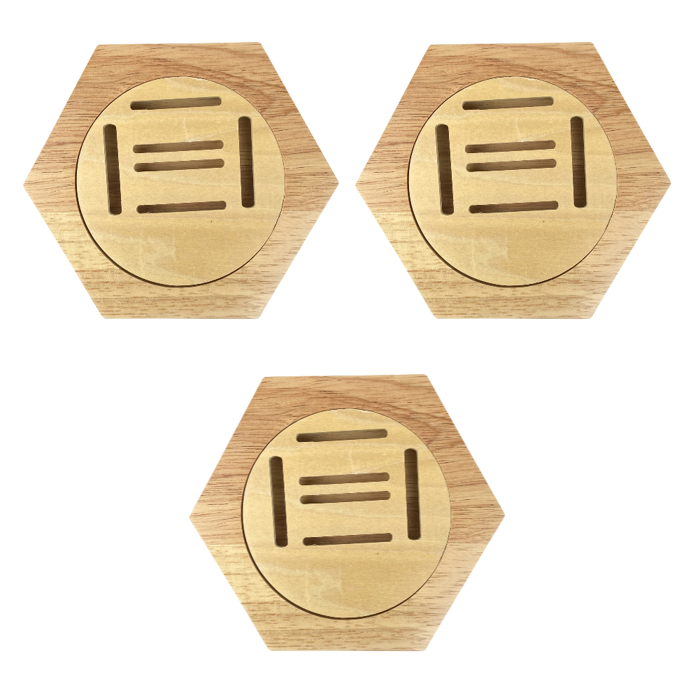 10-1PC Medal Holder Display - 1 Pack Hexagonal Honeycomb Medal Display Stand: ROYAL BLUE
