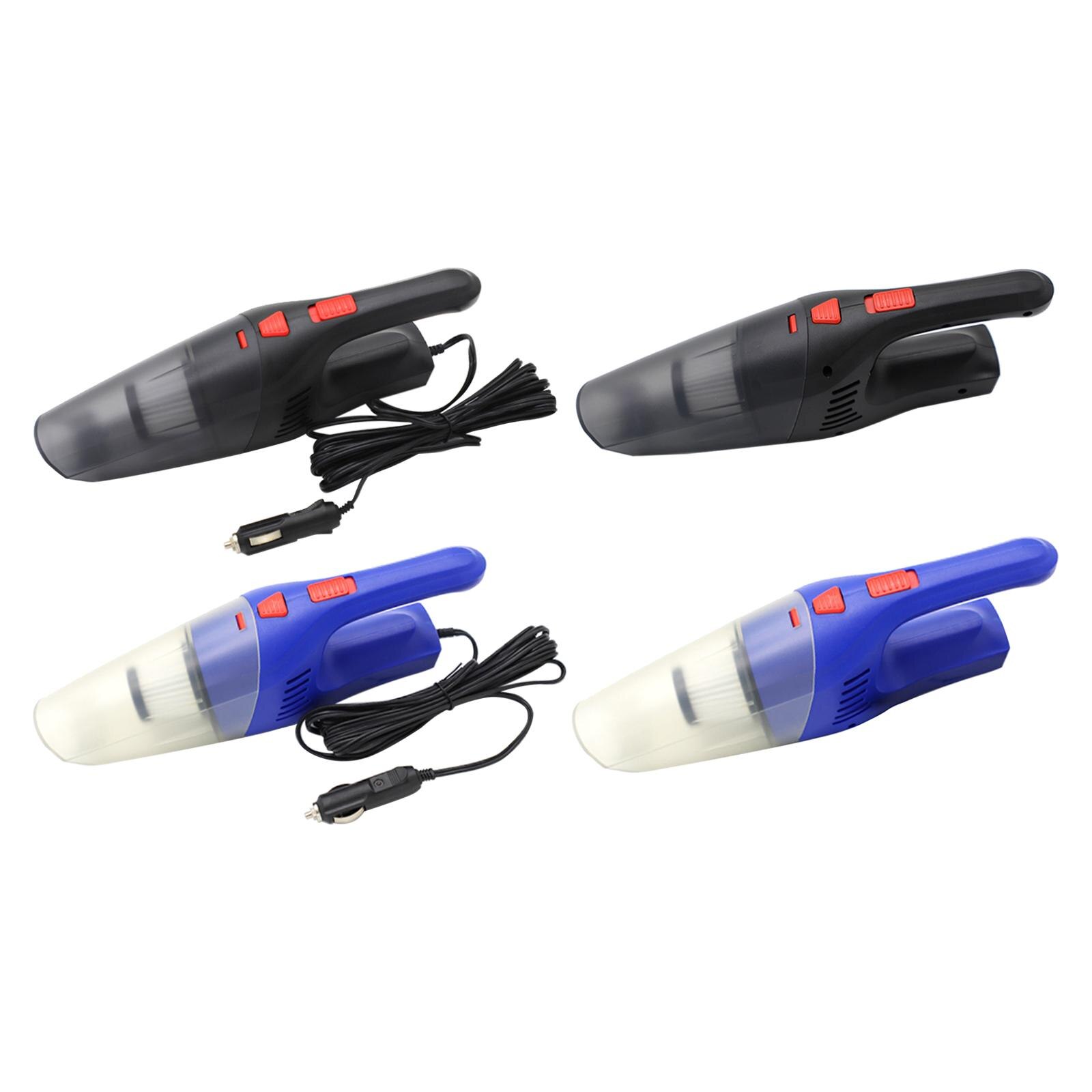 Handheld Car Vacuum Cleaner 6000PA Dry and Wet Use 5 Nozzles for Home