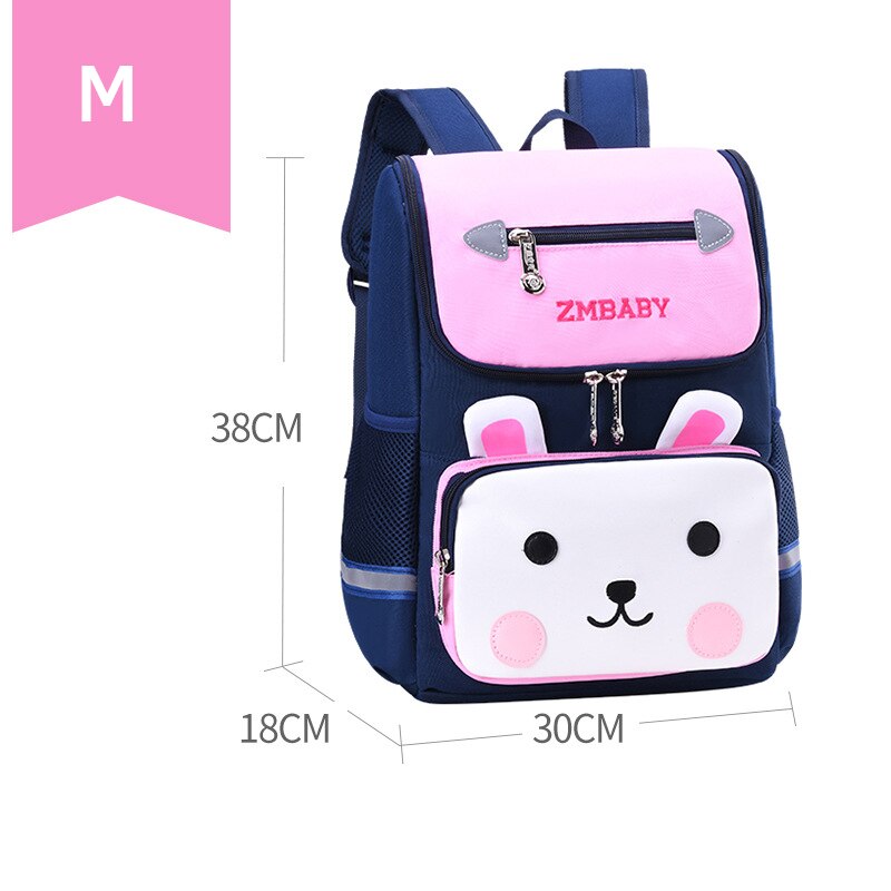 Leuke Cartoon Konijn Prinses School Rugzak Voor Meisjes 3 Maten Primaire Schooltassen Kids Travel Rugzakken Mochila Escolar