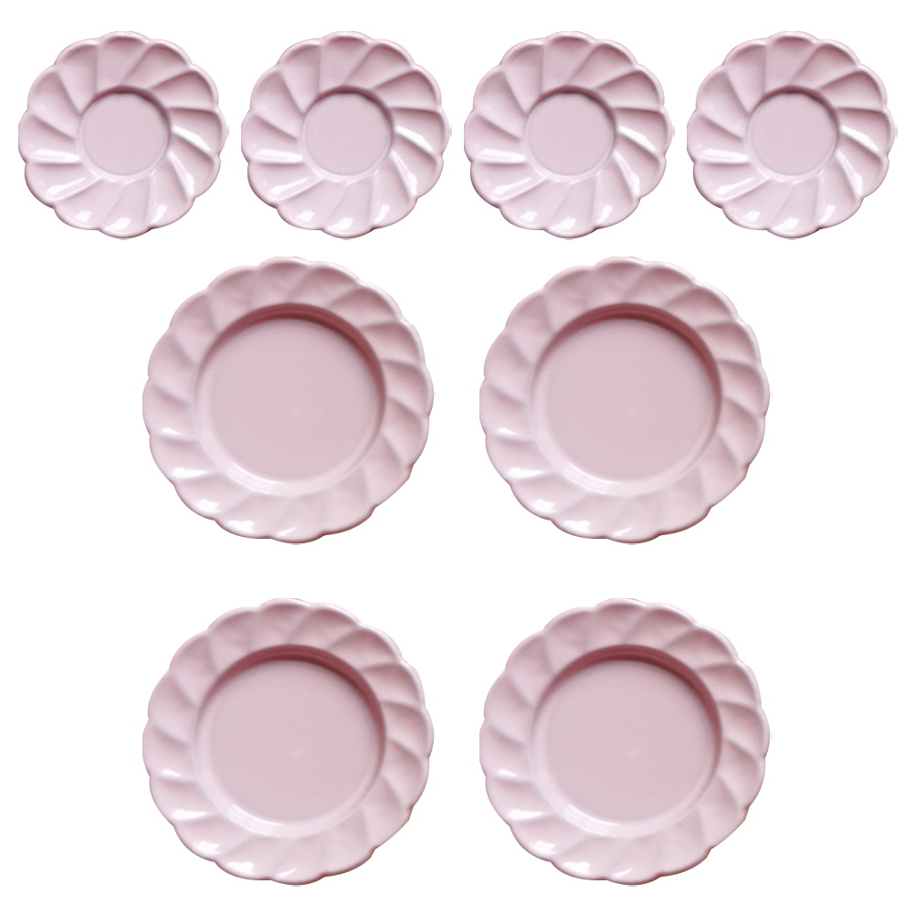 8pcs Decorative Mini Dish Bowl Lovely Mini Dish Plate