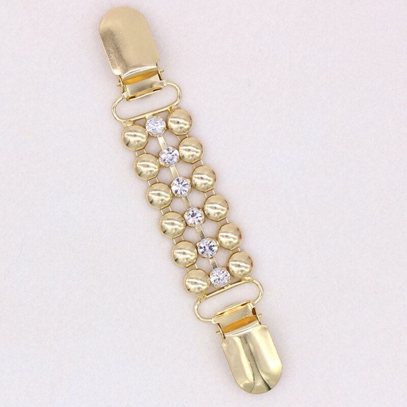 Sjaal Broche Vest Clips Voor Vrouwen Kraag Retro Parel Kristal Eend Clip Gespen Garters Accessoires Sieraden: C-2