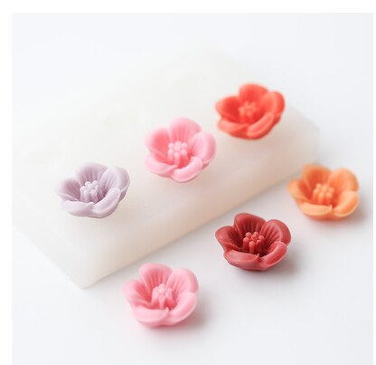 Mini blomsterform velegnet til fremstilling af forskellige lyspynt støbeforme para velas artesanales